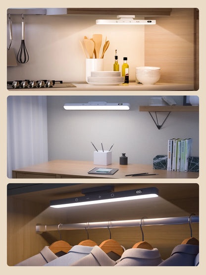 WILLED Touch Table Lamp - Rechargeable Magnetic Desk Light with 2500mAh Battery